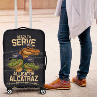 Ready To Serve Alligator Alcatraz Luggage Cover - Wonder Print Shop