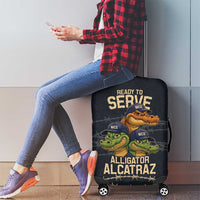 Ready To Serve Alligator Alcatraz Luggage Cover - Wonder Print Shop