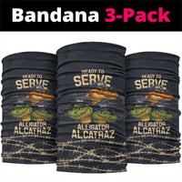 Ready To Serve Alligator Alcatraz Neck Gaiter - Wonder Print Shop
