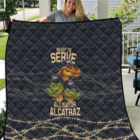 Ready To Serve Alligator Alcatraz Quilt - Wonder Print Shop