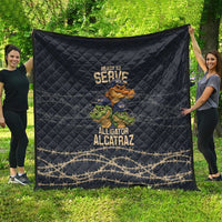 Ready To Serve Alligator Alcatraz Quilt - Wonder Print Shop