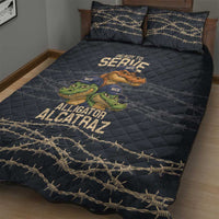Ready To Serve Alligator Alcatraz Quilt Bed Set - Wonder Print Shop