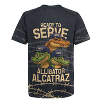 Ready To Serve Alligator Alcatraz Rugby Jersey - Wonder Print Shop