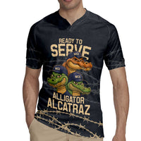 Ready To Serve Alligator Alcatraz Rugby Jersey - Wonder Print Shop