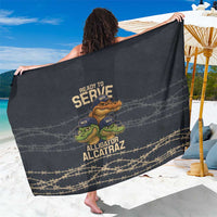 Ready To Serve Alligator Alcatraz Sarong - Wonder Print Shop