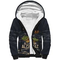 Ready To Serve Alligator Alcatraz Sherpa Hoodie - Wonder Print Shop