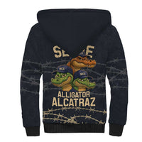 Ready To Serve Alligator Alcatraz Sherpa Hoodie - Wonder Print Shop