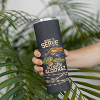 Ready To Serve Alligator Alcatraz Skinny Tumbler - Wonder Print Shop