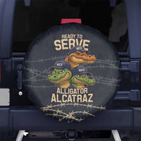 Ready To Serve Alligator Alcatraz Spare Tire Cover - Wonder Print Shop