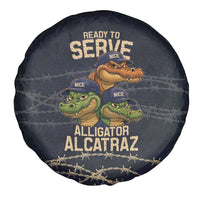 Ready To Serve Alligator Alcatraz Spare Tire Cover - Wonder Print Shop