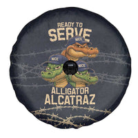 Ready To Serve Alligator Alcatraz Spare Tire Cover - Wonder Print Shop