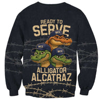 Ready To Serve Alligator Alcatraz Sweatshirt - Wonder Print Shop