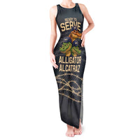 Ready To Serve Alligator Alcatraz Tank Maxi Dress - Wonder Print Shop