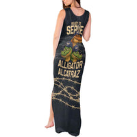 Ready To Serve Alligator Alcatraz Tank Maxi Dress - Wonder Print Shop