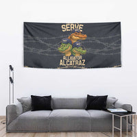 Ready To Serve Alligator Alcatraz Tapestry - Wonder Print Shop