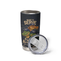 Ready To Serve Alligator Alcatraz Tumbler Cup - Wonder Print Shop