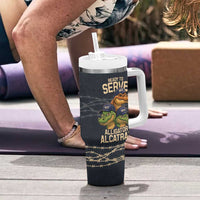 Ready To Serve Alligator Alcatraz Tumbler With Handle - Wonder Print Shop