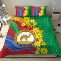 Eritrea New Year Personalized Bedding Set Enkutatash Adey Abeba Flower Art LT9 - Wonder Print Shop