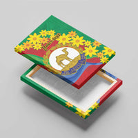 Eritrea New Year Personalized Canvas Wall Art Enkutatash Adey Abeba Flower Art LT9 - Wonder Print Shop