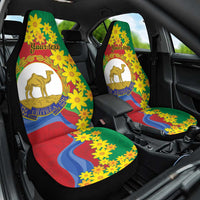 Eritrea New Year Personalized Car Seat Cover Enkutatash Adey Abeba Flower Art LT9 - Wonder Print Shop