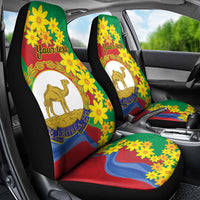 Eritrea New Year Personalized Car Seat Cover Enkutatash Adey Abeba Flower Art LT9 - Wonder Print Shop