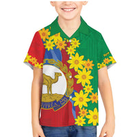 Eritrea New Year Personalized Family Matching Mermaid Dress and Hawaiian Shirt Enkutatash Adey Abeba Flower Art LT9 - Wonder Print Shop