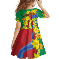 Eritrea New Year Personalized Family Matching Off Shoulder Maxi Dress and Hawaiian Shirt Enkutatash Adey Abeba Flower Art LT9 - Wonder Print Shop