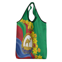 Eritrea New Year Personalized Grocery Bag Enkutatash Adey Abeba Flower Art