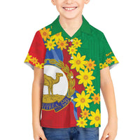 Eritrea New Year Personalized Kid Hawaiian Shirt Enkutatash Adey Abeba Flower Art - Wonder Print Shop
