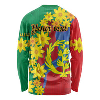 Eritrea New Year Personalized Long Sleeve Shirt Enkutatash Adey Abeba Flower Art - Wonder Print Shop