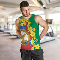 Eritrea New Year Personalized Men Tank Top Enkutatash Adey Abeba Flower Art - Wonder Print Shop