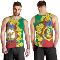 Eritrea New Year Personalized Men Tank Top Enkutatash Adey Abeba Flower Art - Wonder Print Shop