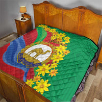 Eritrea New Year Personalized Quilt Enkutatash Adey Abeba Flower Art - Wonder Print Shop