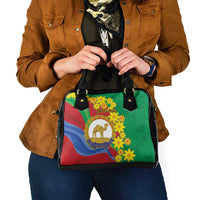 Eritrea New Year Personalized Shoulder Handbag Enkutatash Adey Abeba Flower Art