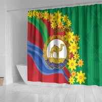 Eritrea New Year Personalized Shower Curtain Enkutatash Adey Abeba Flower Art