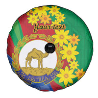 Eritrea New Year Personalized Spare Tire Cover Enkutatash Adey Abeba Flower Art - Wonder Print Shop