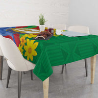 Eritrea New Year Personalized Tablecloth Enkutatash Adey Abeba Flower Art - Wonder Print Shop