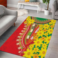 Ethiopian New Year Area Rug Enkutatash Adey Abeba Flower Art LT9 - Wonder Print Shop