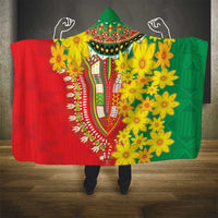 Ethiopian New Year Hooded Blanket Enkutatash Adey Abeba Flower Art