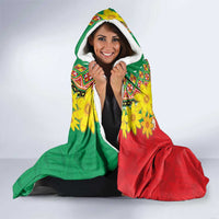 Ethiopian New Year Hooded Blanket Enkutatash Adey Abeba Flower Art