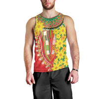 Ethiopian New Year Men Tank Top Enkutatash Adey Abeba Flower Art - Wonder Print Shop