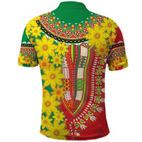 Ethiopian New Year Polo Shirt Enkutatash Adey Abeba Flower Art - Wonder Print Shop