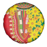Ethiopian New Year Spare Tire Cover Enkutatash Adey Abeba Flower Art - Wonder Print Shop