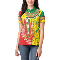Ethiopian New Year Women Polo Shirt Enkutatash Adey Abeba Flower Art - Wonder Print Shop