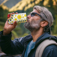 Enkutatash Dashiki and Adey Abeba 4 in 1 Can Cooler Tumbler LT9 - Wonder Print Shop