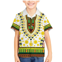 Enkutatash Dashiki and Adey Abeba Family Matching Mermaid Dress and Hawaiian Shirt LT9 - Wonder Print Shop