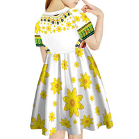 Enkutatash Dashiki and Adey Abeba Kid Short Sleeve Dress - Wonder Print Shop