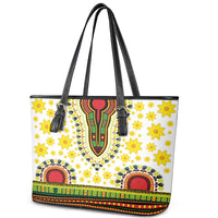 Enkutatash Dashiki and Adey Abeba Leather Tote Bag - Wonder Print Shop