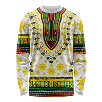 Enkutatash Dashiki and Adey Abeba Long Sleeve Shirt - Wonder Print Shop