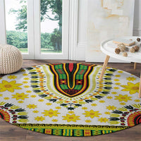 Enkutatash Dashiki and Adey Abeba Round Carpet